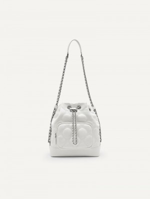 Pedro Maisie Bags Women Bucket Bags White | Q9Q-1181