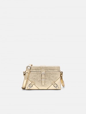 Pedro Mara Mini Bags Women Shoulder Bags Gold | Q9Q-2148