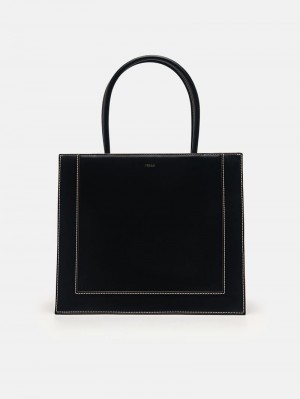 Pedro Market Bags Women Totes Black | Q9Q-1172