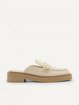 Pedro Mastaba Women Flats Beige | Q9Q-1690