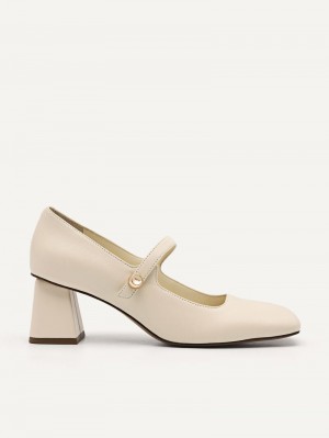 Pedro Mastaba Women High Heels Beige | Q9Q-1440