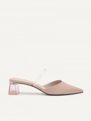 Pedro Megan Women Mules Nude | Q9Q-1437