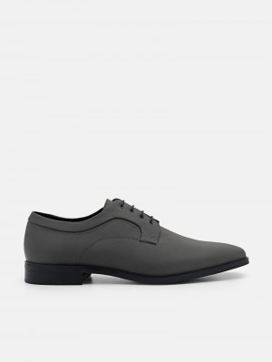 Pedro Nylon Shoes Men Derby Shoes Dark Grey | Q9Q-1644