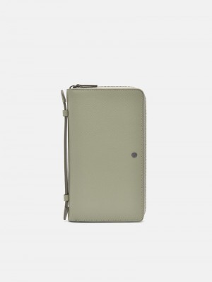 Pedro Oliver Leather Travel Organizer Men Travel Accessories Olive | Q9Q-2119