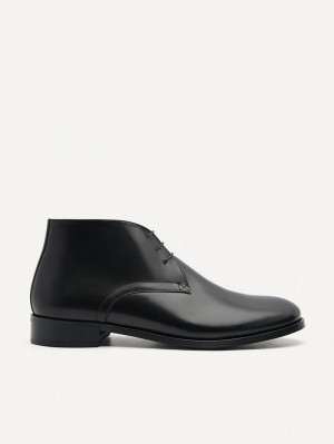 Pedro Oscar Ankle Boots Men Boots Black | Q9Q-1639