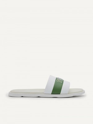 Pedro Pascal Slide Men Sandals White | Q9Q-1629
