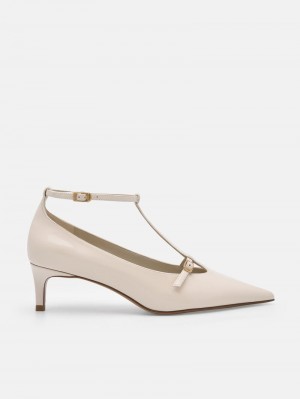 Pedro Riele Women Pumps Beige | Q9Q-1414