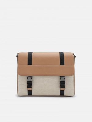 Pedro Rigby Bags Men Messenger Bags Camel | Q9Q-1075