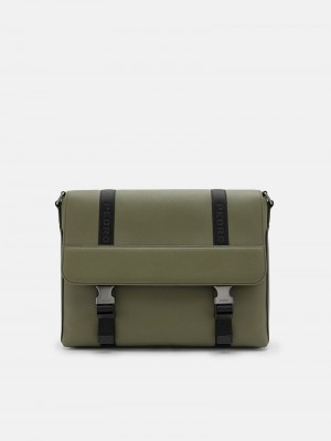Pedro Rigby Bags Men Messenger Bags Military Green | Q9Q-1076