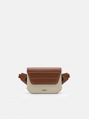 Pedro Seth Sling Pouch Bags Men Sling Bags Brown | Q9Q-1067