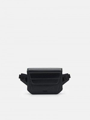 Pedro Seth Sling Pouch Bags Men Sling Bags Black | Q9Q-1066