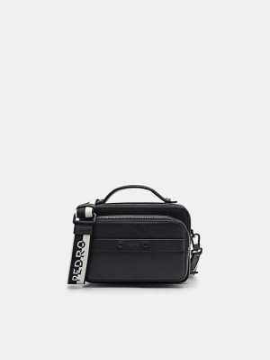 Pedro Smith Bags Men Sling Bags Black | Q9Q-1062