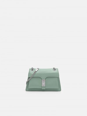 Pedro Studio Farida Leather Mini Bags Women Shoulder Bags Green | Q9Q-2037