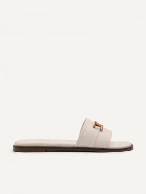 Pedro Studio Jeanne Women Flats Chalk | Q9Q-2100