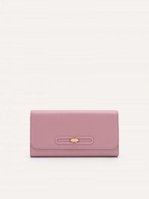Pedro Studio Leather Bi-Fold Women Wallets Blush | Q9Q-2003