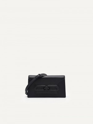 Pedro Studio Leather Travel Organiser Women Travel Accessories Black | Q9Q-1992