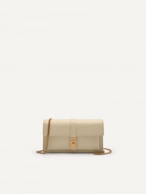 Pedro Studio Leather Travel Organizer Women Travel Accessories Sand | Q9Q-1989