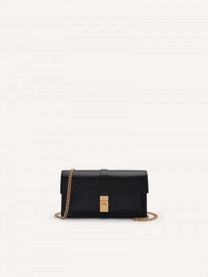 Pedro Studio Leather Travel Organizer Women Travel Accessories Black | Q9Q-1988