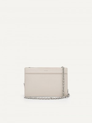 Pedro Studio Leather Travel Organizer Women Travel Accessories Cream | Q9Q-1986