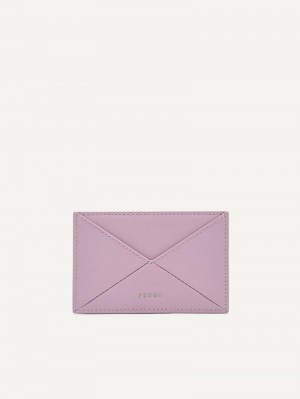 Pedro Studio Leather Women Card Holders Blush | Q9Q-2014