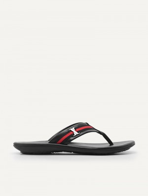 Pedro Thong Men Sandals Black | Q9Q-1522