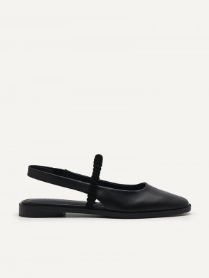 Pedro Trinket Women Flats Black | Q9Q-1517