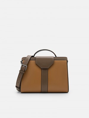 Pedro Truman Bags Men Sling Bags Camel | Q9Q-1048