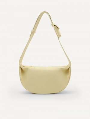 Pedro Uzi Bags Men Sling Bags Light Yellow | Q9Q-1045