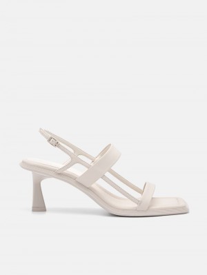 Pedro Yara Women Heel Sandals Beige | Q9Q-1374
