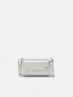 Pedro reRecycled Leather Mini Bags Men Sling Bags White | Q9Q-1091