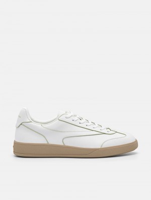 Pedro reRecycled Leather Women Sneakers White | Q9Q-1603