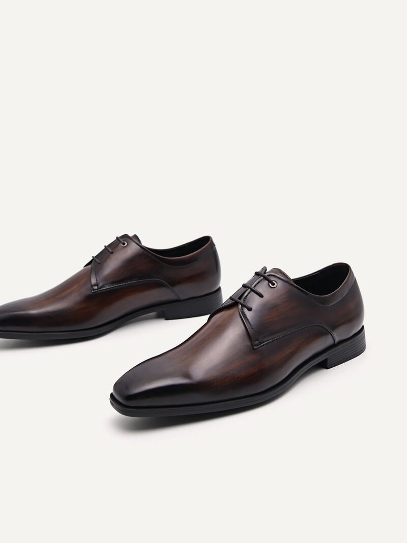 Pedro Altitude Burnished Shoes Men Derby Shoes Dark Brown | Q9Q-2820