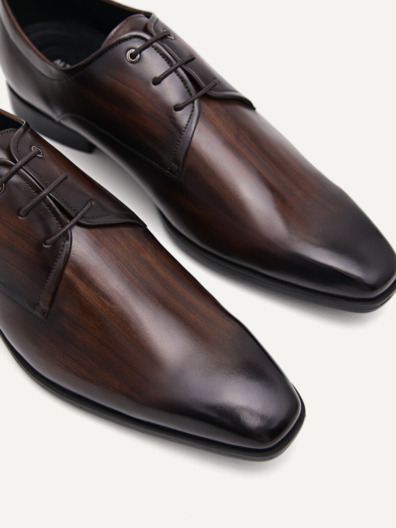 Pedro Altitude Burnished Shoes Men Derby Shoes Dark Brown | Q9Q-2820