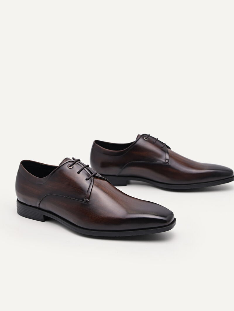 Pedro Altitude Burnished Shoes Men Derby Shoes Dark Brown | Q9Q-2820