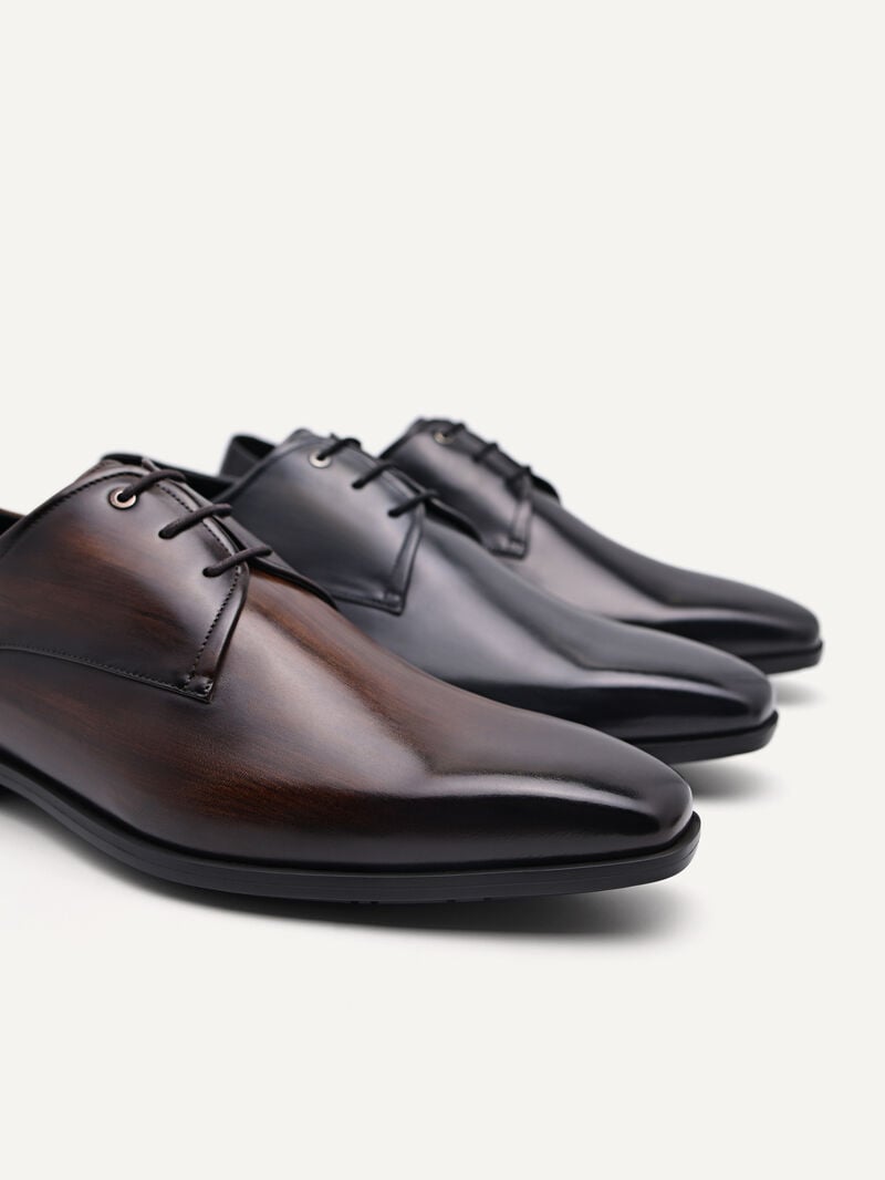 Pedro Altitude Burnished Shoes Men Derby Shoes Dark Brown | Q9Q-2820