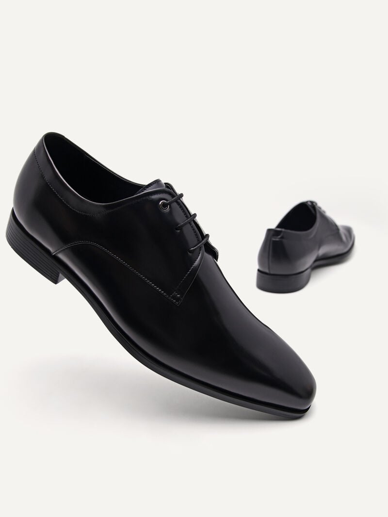 Pedro Altitude Derby Shoes Men Lace Up Shoes Black | Q9Q-2819
