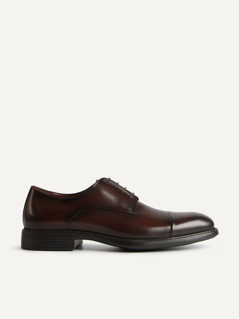 Pedro Altitude Leather Toe Derby Shoes Men Lace Up Shoes Brown | Q9Q-2808