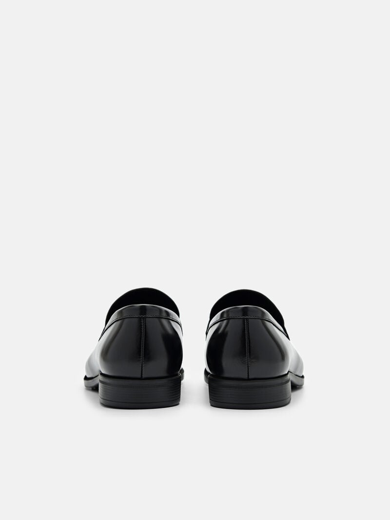 Pedro Altitude Lightweight Casey Leather Men Loafers Black | Q9Q-2798