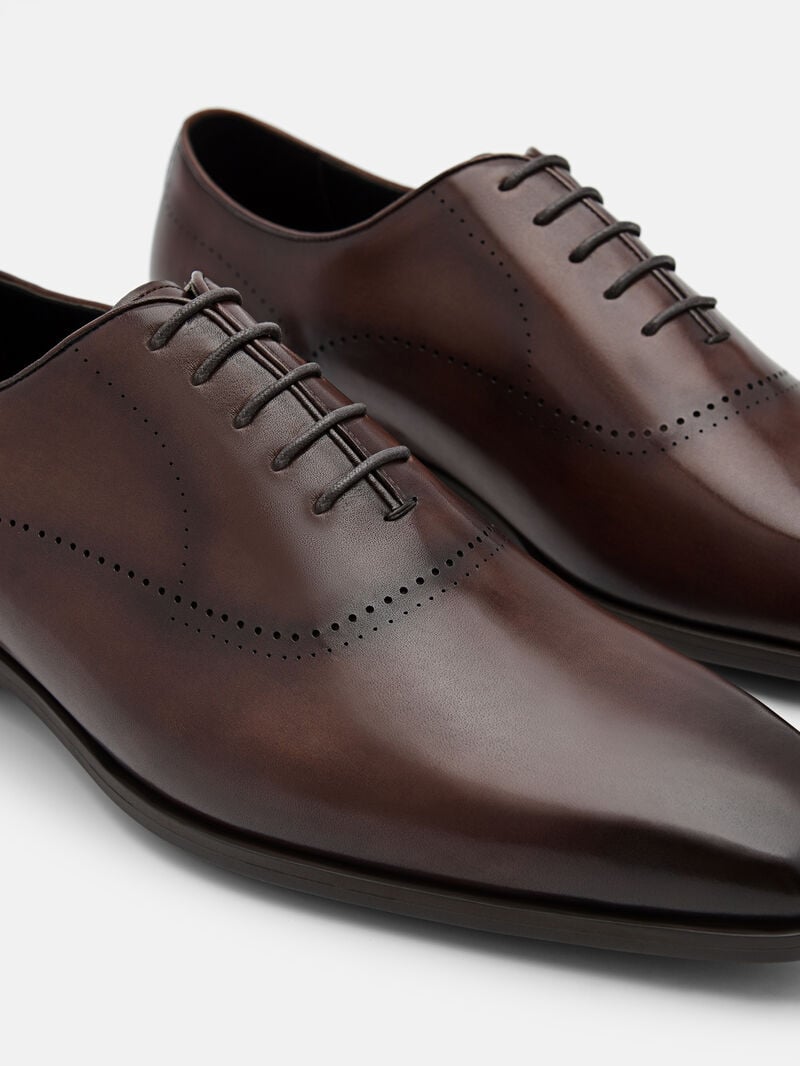 Pedro Altitude Lightweight Leather Men Oxford Shoes Brown | Q9Q-2790