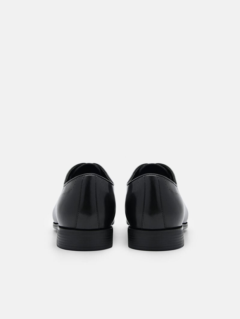 Pedro Altitude Lightweight Leather Men Oxford Shoes Black | Q9Q-2789