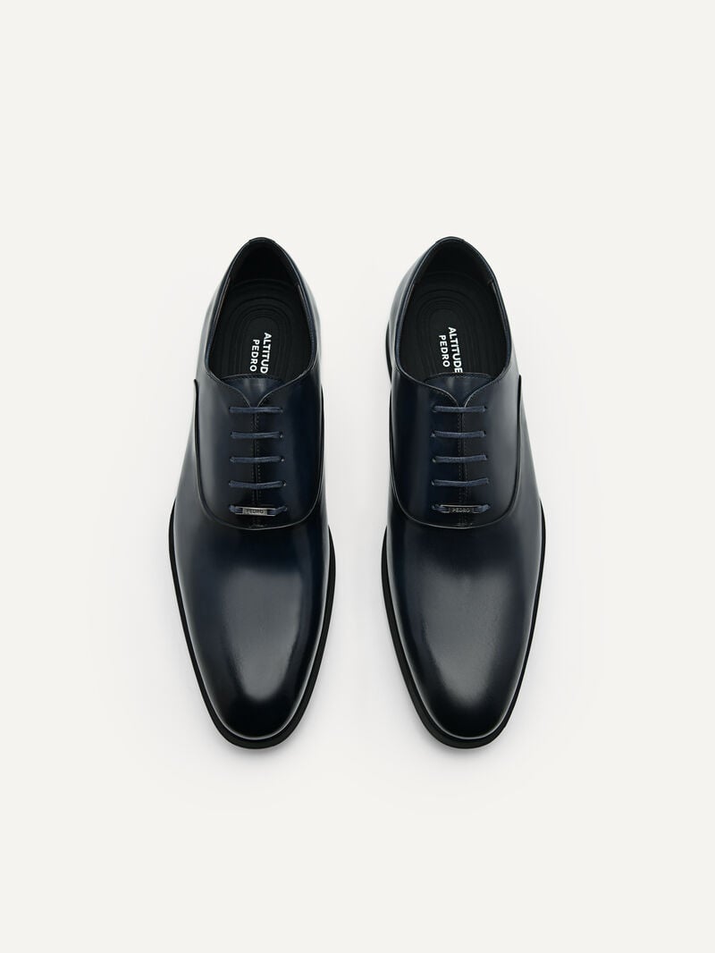 Pedro Altitude Lightweight Leather Men Oxford Shoes Navy | Q9Q-2788