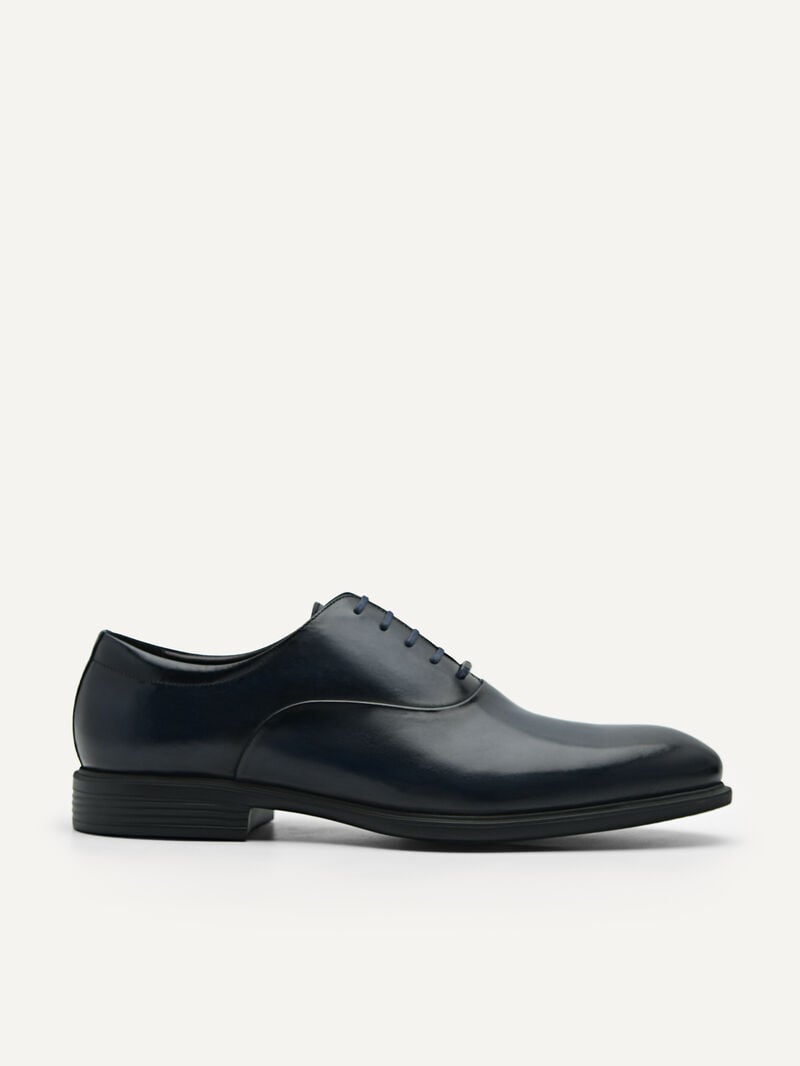 Pedro Altitude Lightweight Leather Men Oxford Shoes Navy | Q9Q-2788