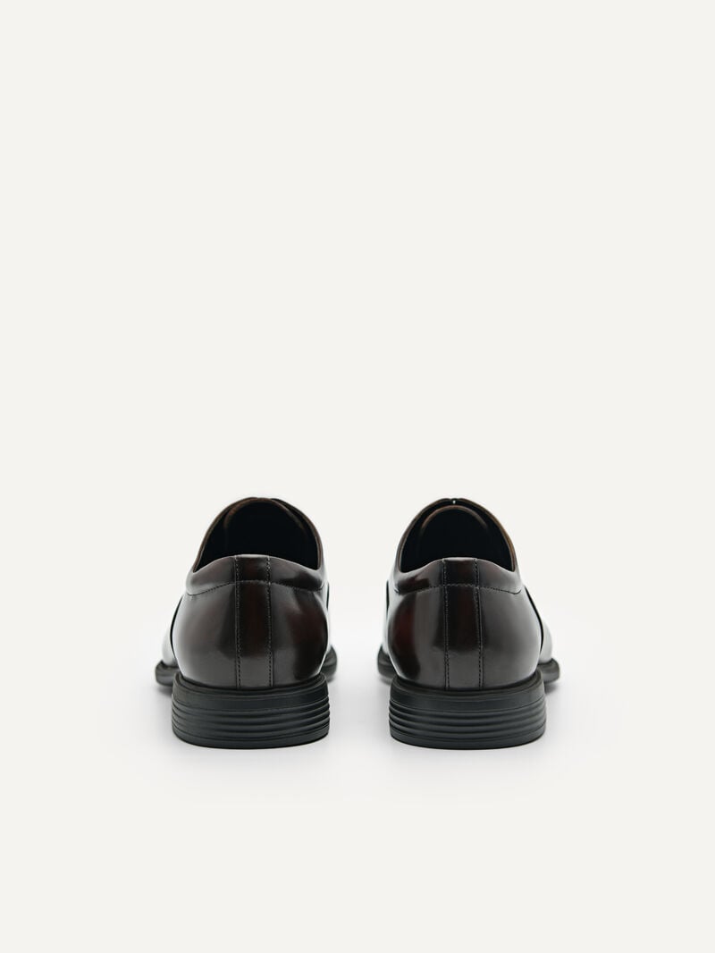 Pedro Altitude Lightweight Leather Men Oxford Shoes Dark Brown | Q9Q-2787