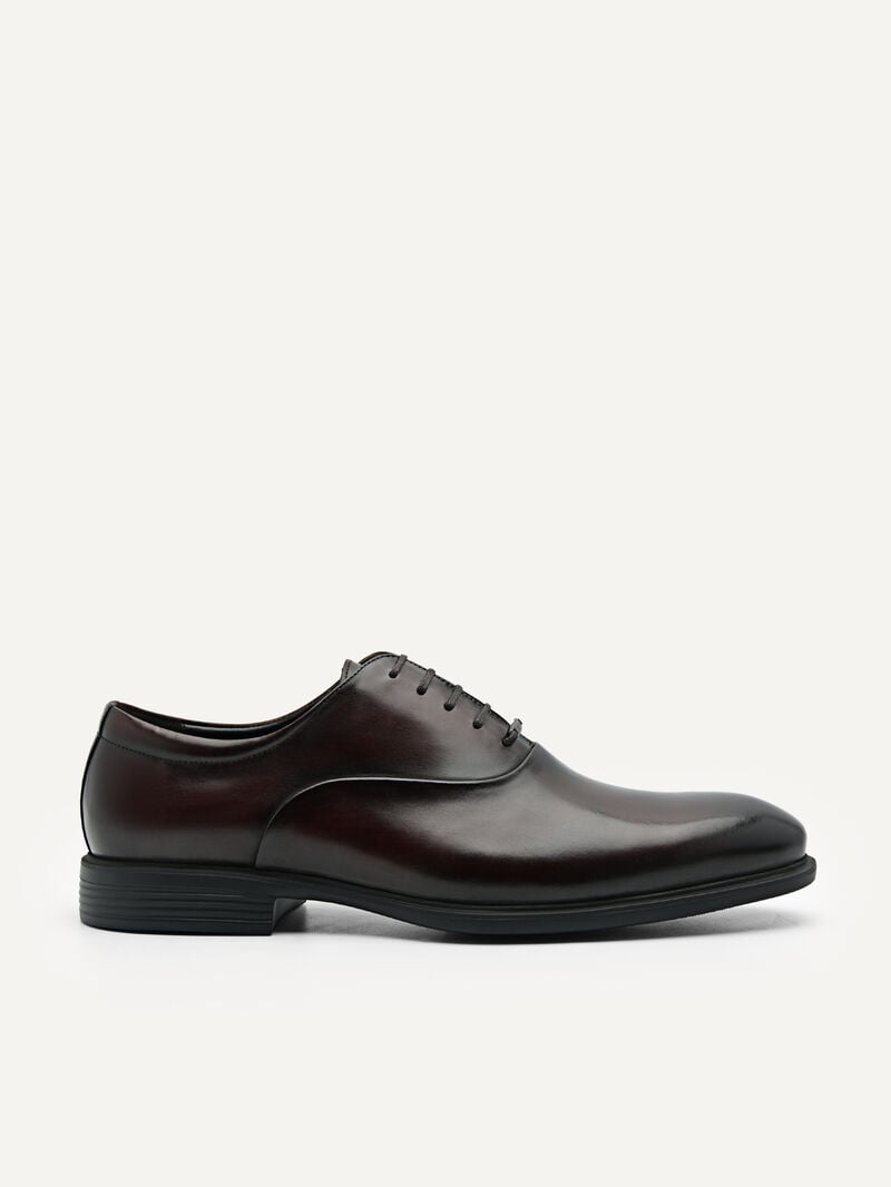 Pedro Altitude Lightweight Leather Men Oxford Shoes Dark Brown | Q9Q-2787