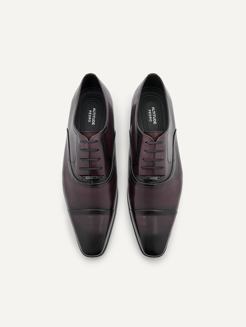 Pedro Altitude Lightweight Men Oxford Shoes Dark Brown | Q9Q-2804