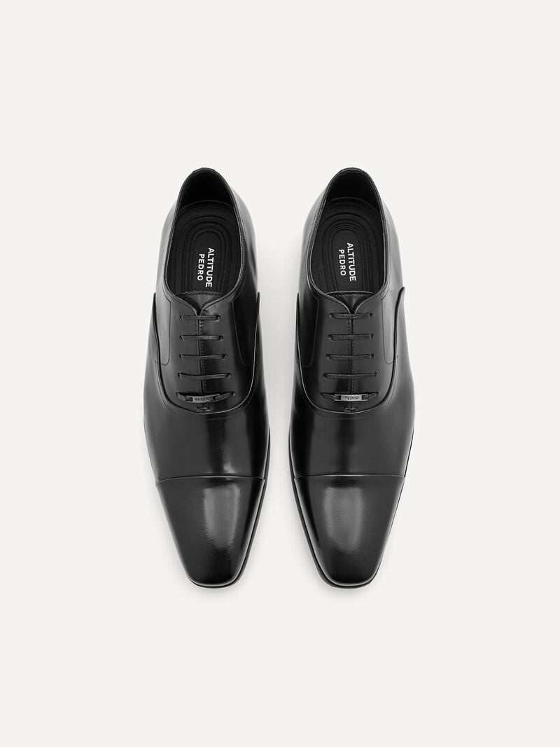 Pedro Altitude Lightweight Men Oxford Shoes Black | Q9Q-2803