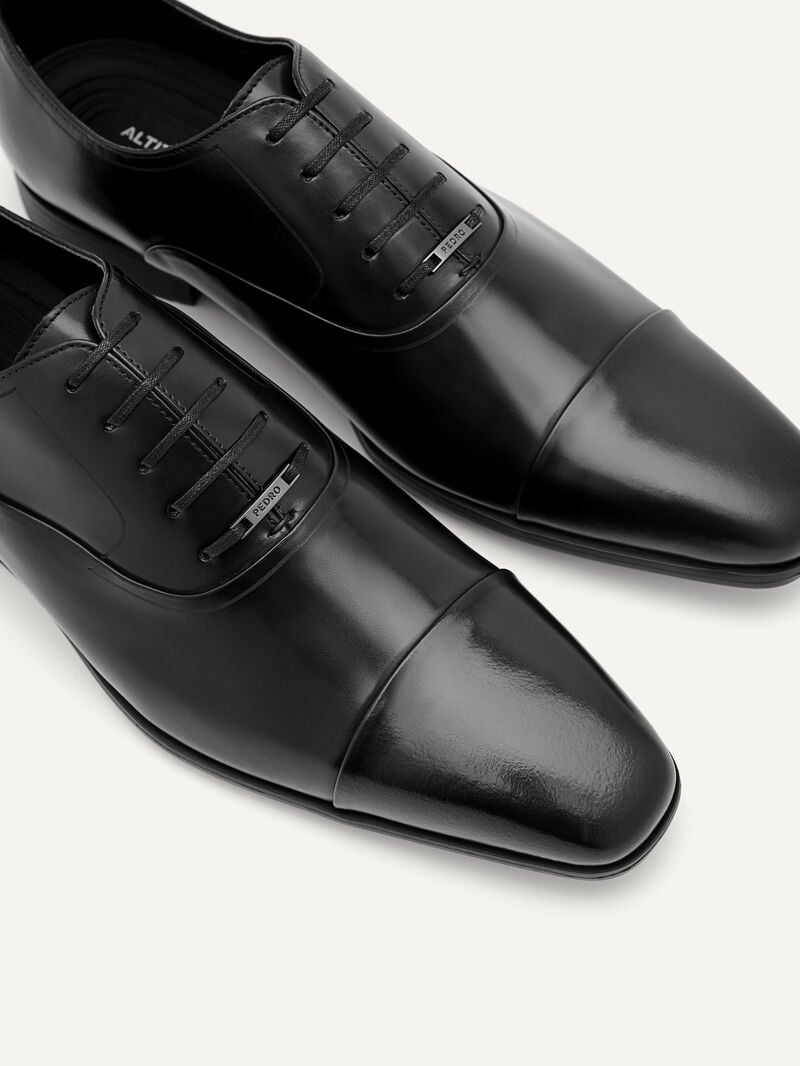 Pedro Altitude Lightweight Men Oxford Shoes Black | Q9Q-2803