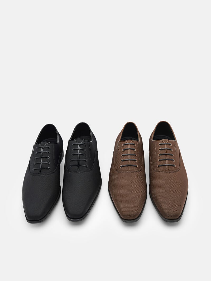 Pedro Altitude Lightweight Nylon Men Oxford Shoes Black | Q9Q-2774