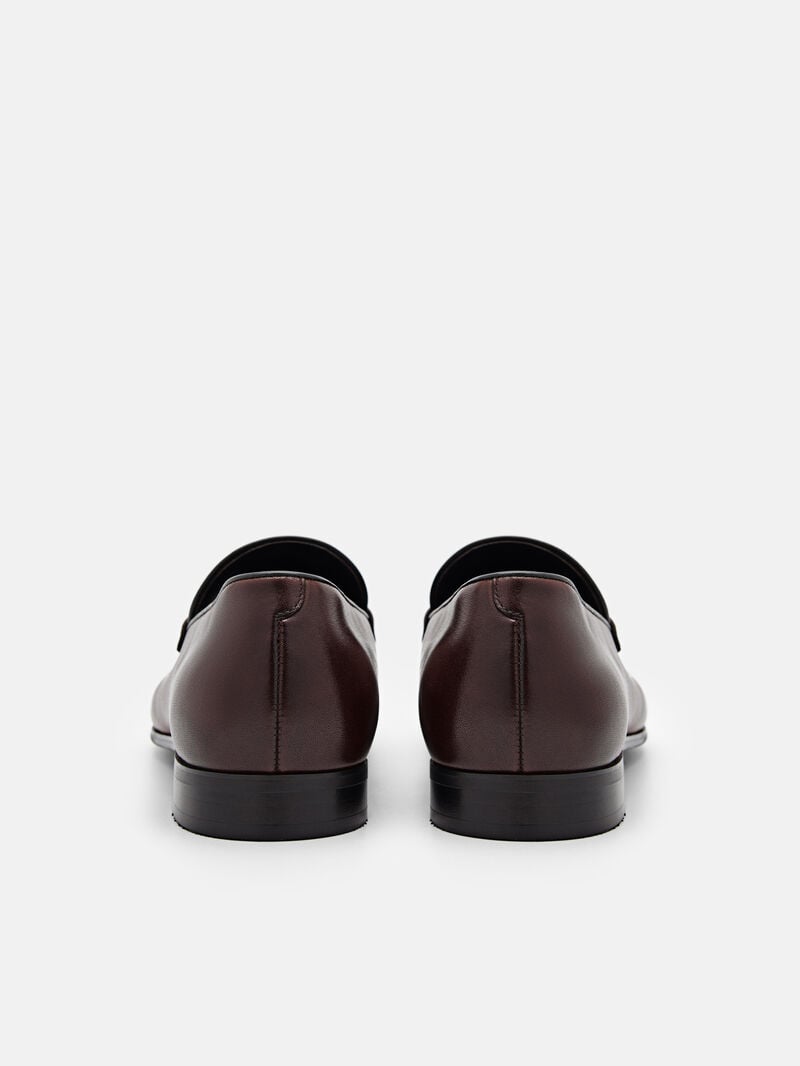 Pedro Anthony Leather Men Loafers Brown | Q9Q-2771