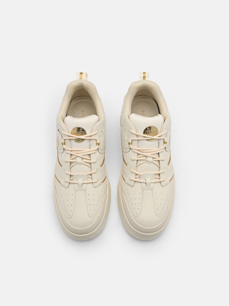 Pedro Arc Court Sneakers Men Low Top Sneakers Chalk | Q9Q-1933